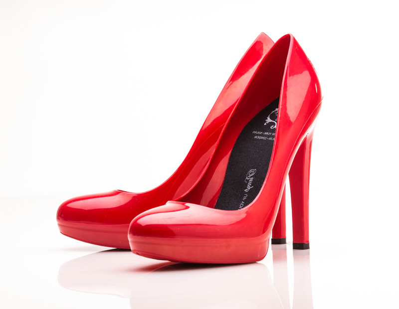Red Stiletto High Heels - Jelly Shoes