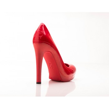Empress Red Stiletto High Heels - Jelly Shoes